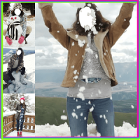 Girls Snowfall Photo Editor