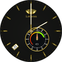 Lathom Elegant Black Android Wear Watch Face