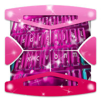 Pink Sparkle Keyboard Theme