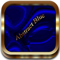 Abstract Blue Go Launcher theme