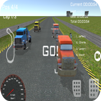 3D jeu de course de camion