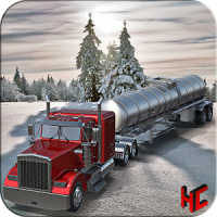 Snow Offroad Oil Truck Drive