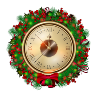 Christmas & New Year Clocks Live Wallpaper
