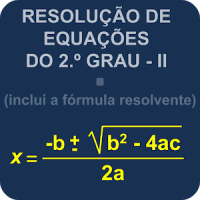 Equações do 2.º grau - II