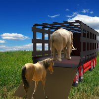 wild livestock & animals transport offload Truck