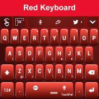 लाल कीबोर्ड
