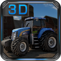 Traktor-Treiber 3D Parkplatz
