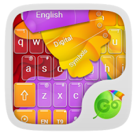 Colorful GO Keyboard Theme