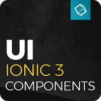 Ionic 3 Material Design UI Theme - Yellow Dark