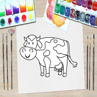 Animal Kid Coloring Pages