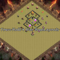 Town Hall 4 War Base Layouts