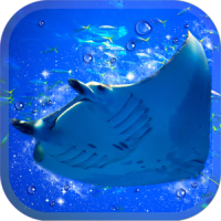 Aquarium manta simulation game