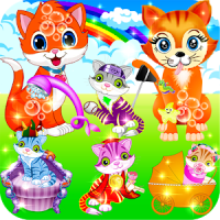 Kitty Cat & Fluffy Pet Care Simulation Games