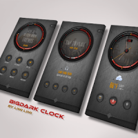 BigDark Clock for kustom KLWP