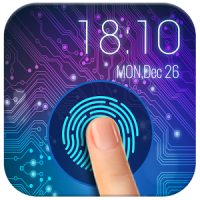 fingerprint style lock screen for prank