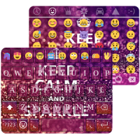 Keep Calm Emoji Keyboard Theme