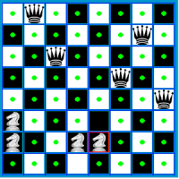 Chess Queen and Knight Problem