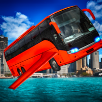 Futuristic Flying Bus Shooting