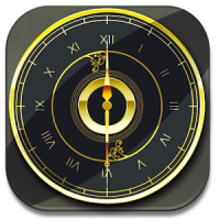 Gold Clock Widget