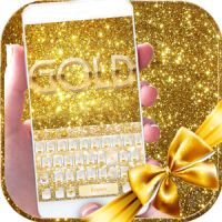 Gold Bow Keyboard Theme