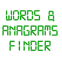 Words & Anagrams Finder