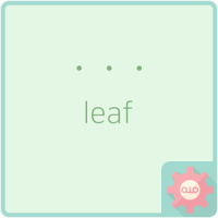 Dot Talk - Leaf 카톡테마