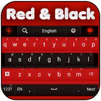 Red Black Keyboard