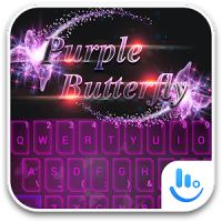 TouchPal PurpleButterfly Theme
