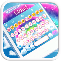 Rainbow Cloud Emoji Keyboard
