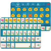 Mahjong Emoji Keyboard Theme