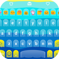 Blue Ocean Emoji Keyboard Skin