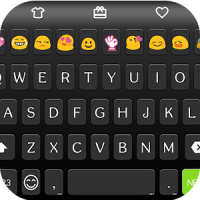 Classic Black Emoji Keyboard