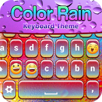 Color Rain Keyboard Theme