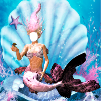 Meerjungfrau Fotomontage