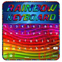 Regenbogen -Tastatur