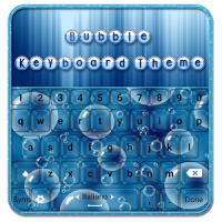Burbujas tema del teclado
