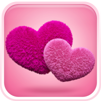 Fluffy Hearts Live Wallpaper