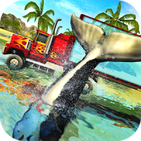 Blue Sea Whale Transport Truck Simulator