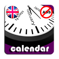 2020 UK Labor Calendar with Holidays AdFree+Widget