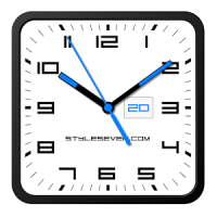 Square Analog Clock-7