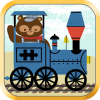 아이들을 위한 기차게임: 동물원 철도 차 퍼즐 - 골든