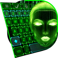 Hacker Green Keys Keyboard