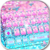 Silver Butterfly Keyboard Theme