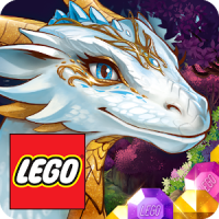 LEGO® Elves Match Game with Dragons and Building