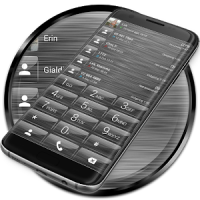 Dialer theme Brushed Glass