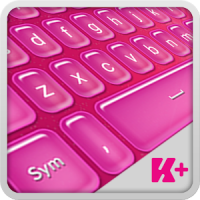कीबोर्ड प्लस गरम गुलाबी