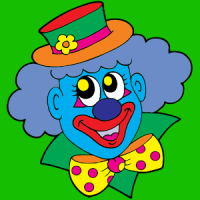 Clown coloring book