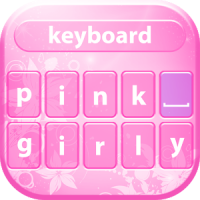 Rosa Mädchen Tastatur Themen