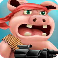 Angry Pigs In War Strategy offline Games