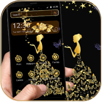 Gold Butterfly Girl Theme